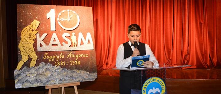 10 KASIM ATATÜRK'Ü ANMA PROGRAMIMIZ